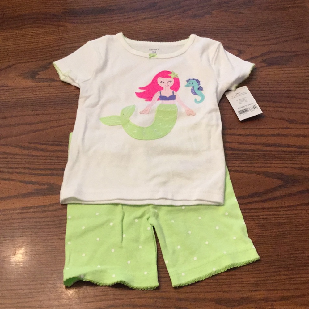 NWT mermaid pj set